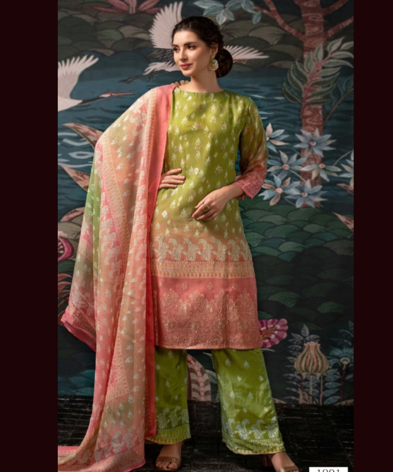 Pure Georgette Organza suits